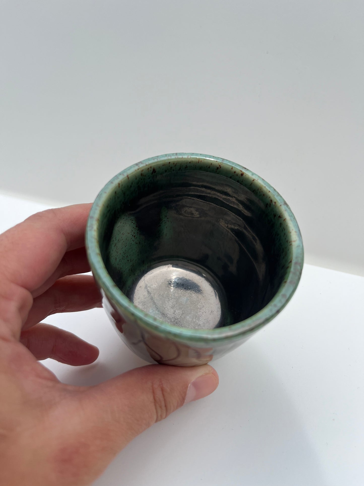 Small Green Mishima Cup