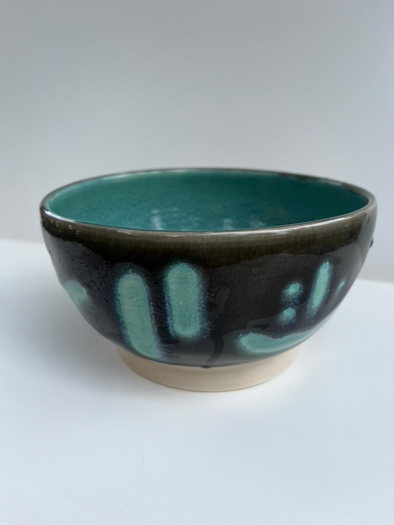 gray abstract bowl