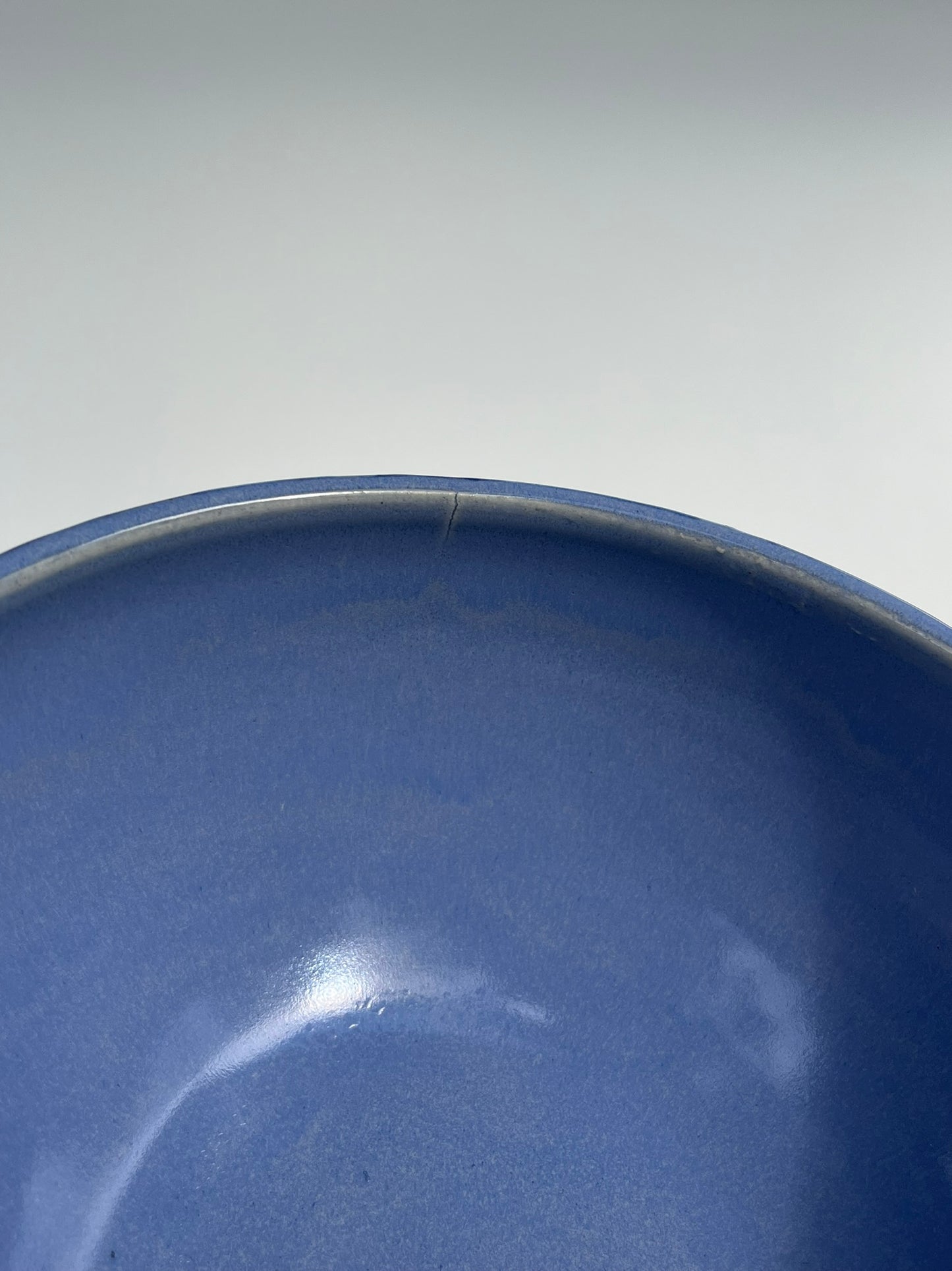 [second] cobalt geometric bowl