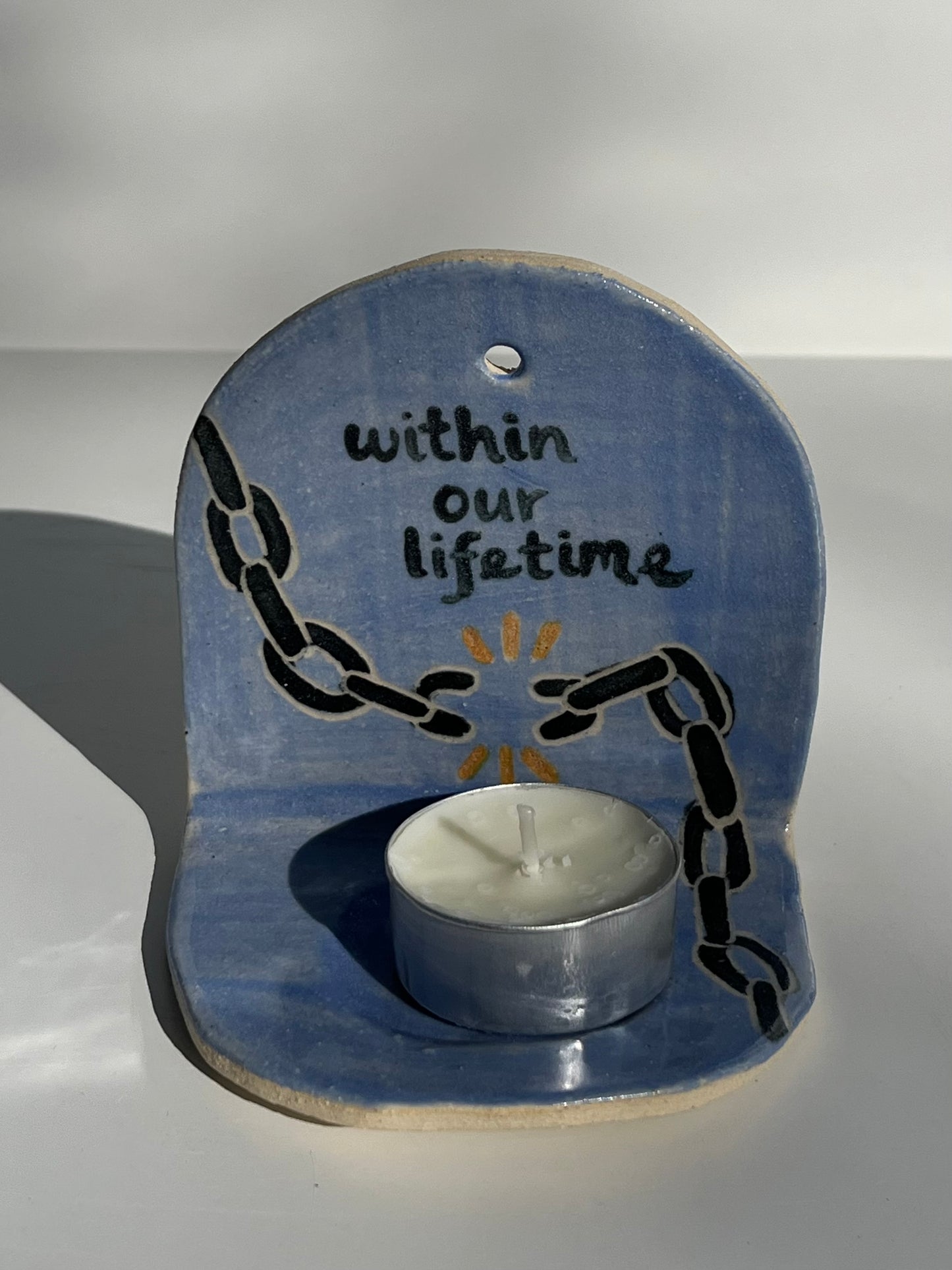 within our lifetime tea light holder 2