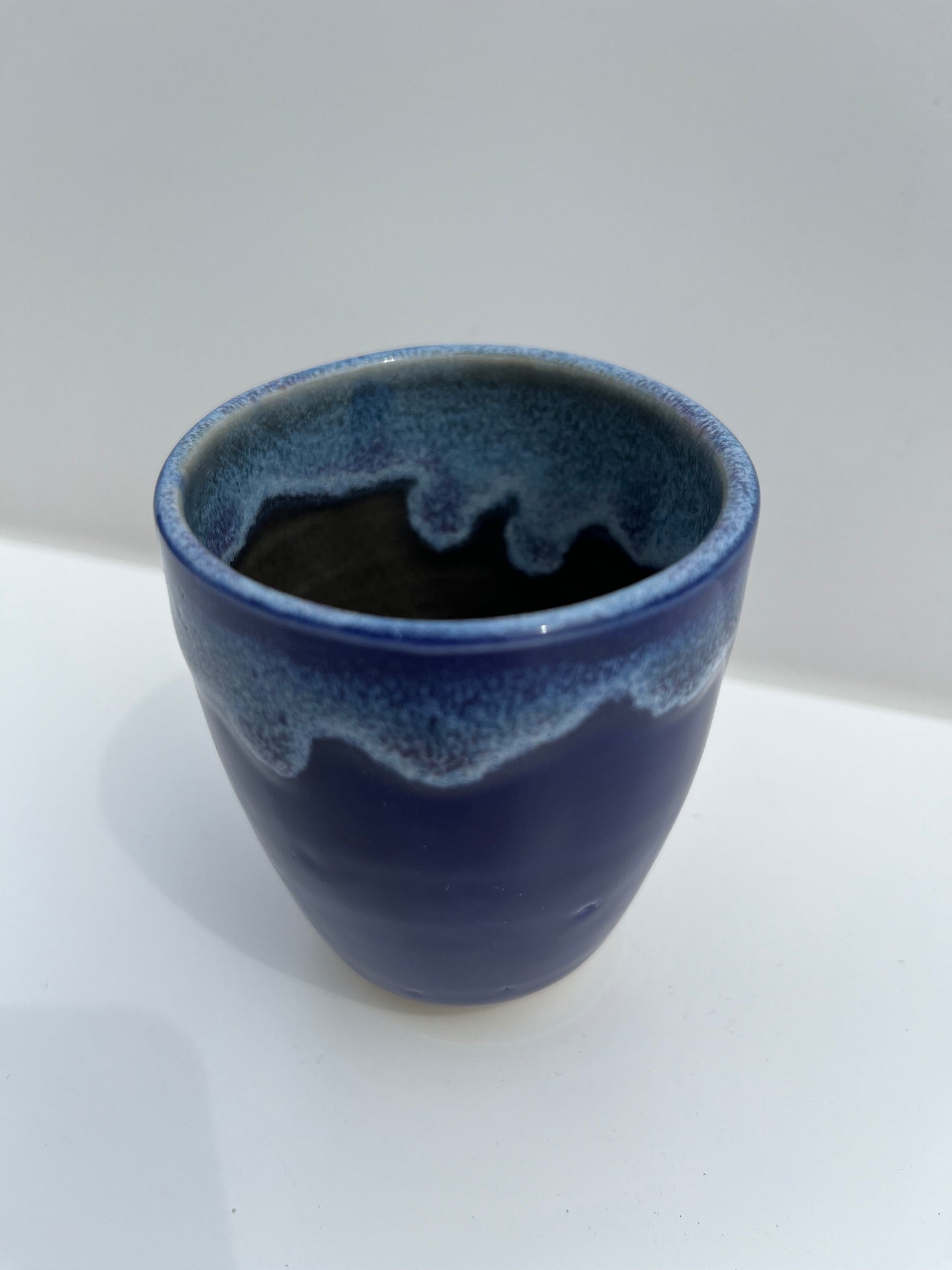 Small Drippy Blue Cup 2