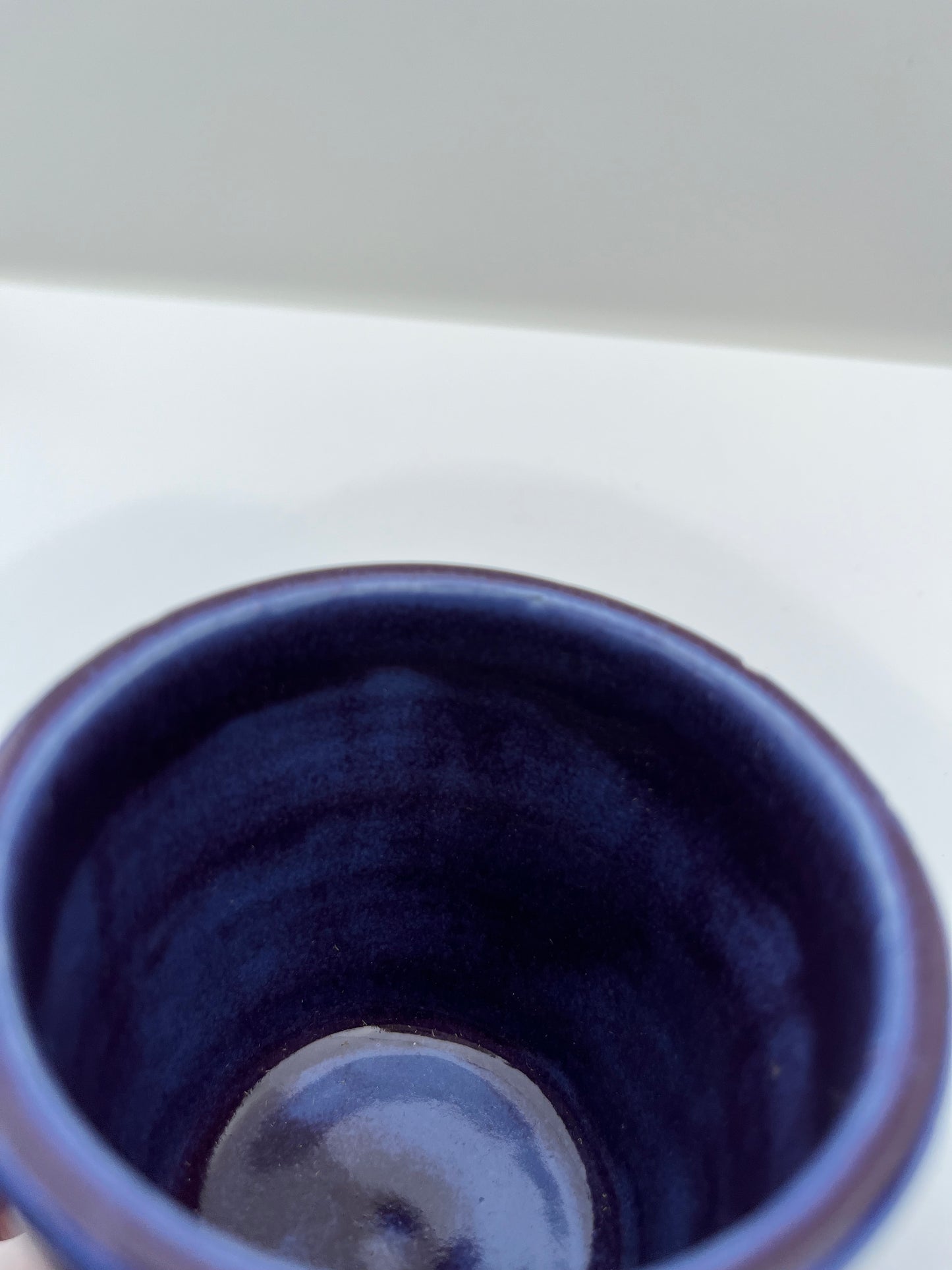 Small Blue Purple Mishima Cup