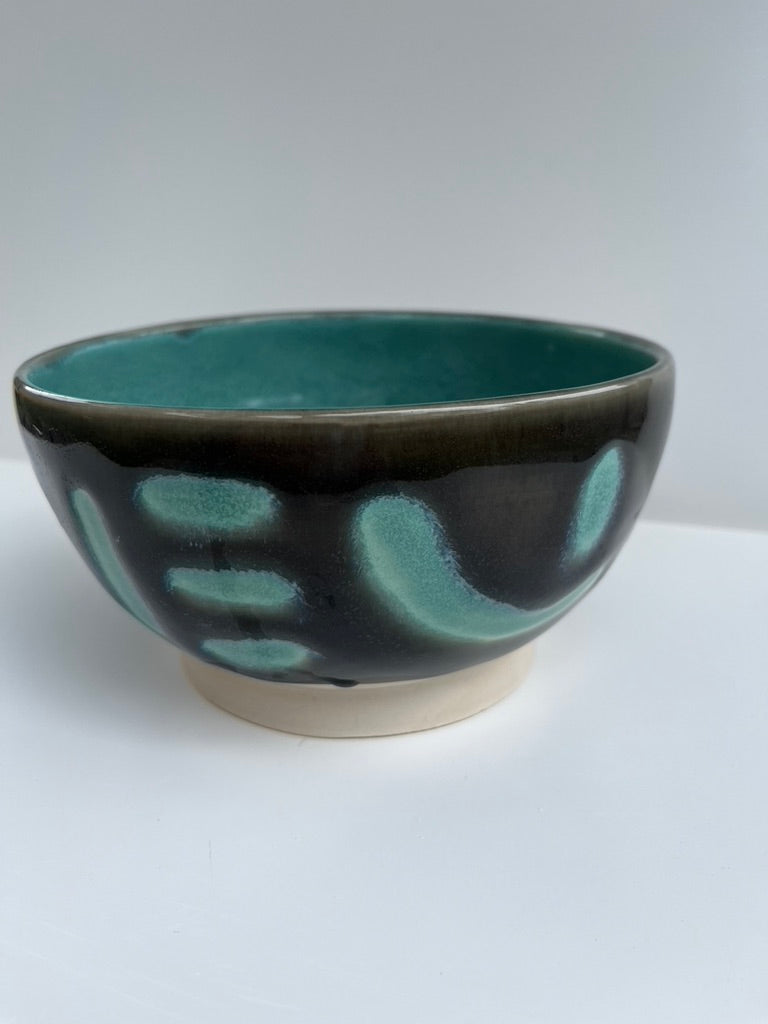 gray abstract bowl