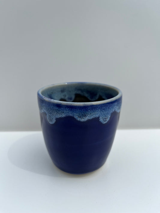 Small Drippy Blue Cup 1