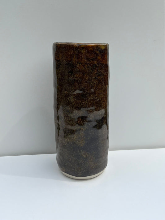 Amber Handbuilt Vase