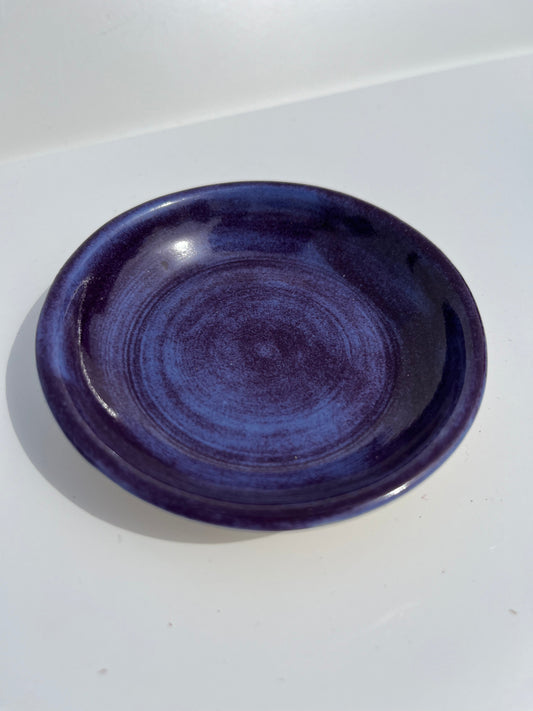 Tiny Blue Purple Plate