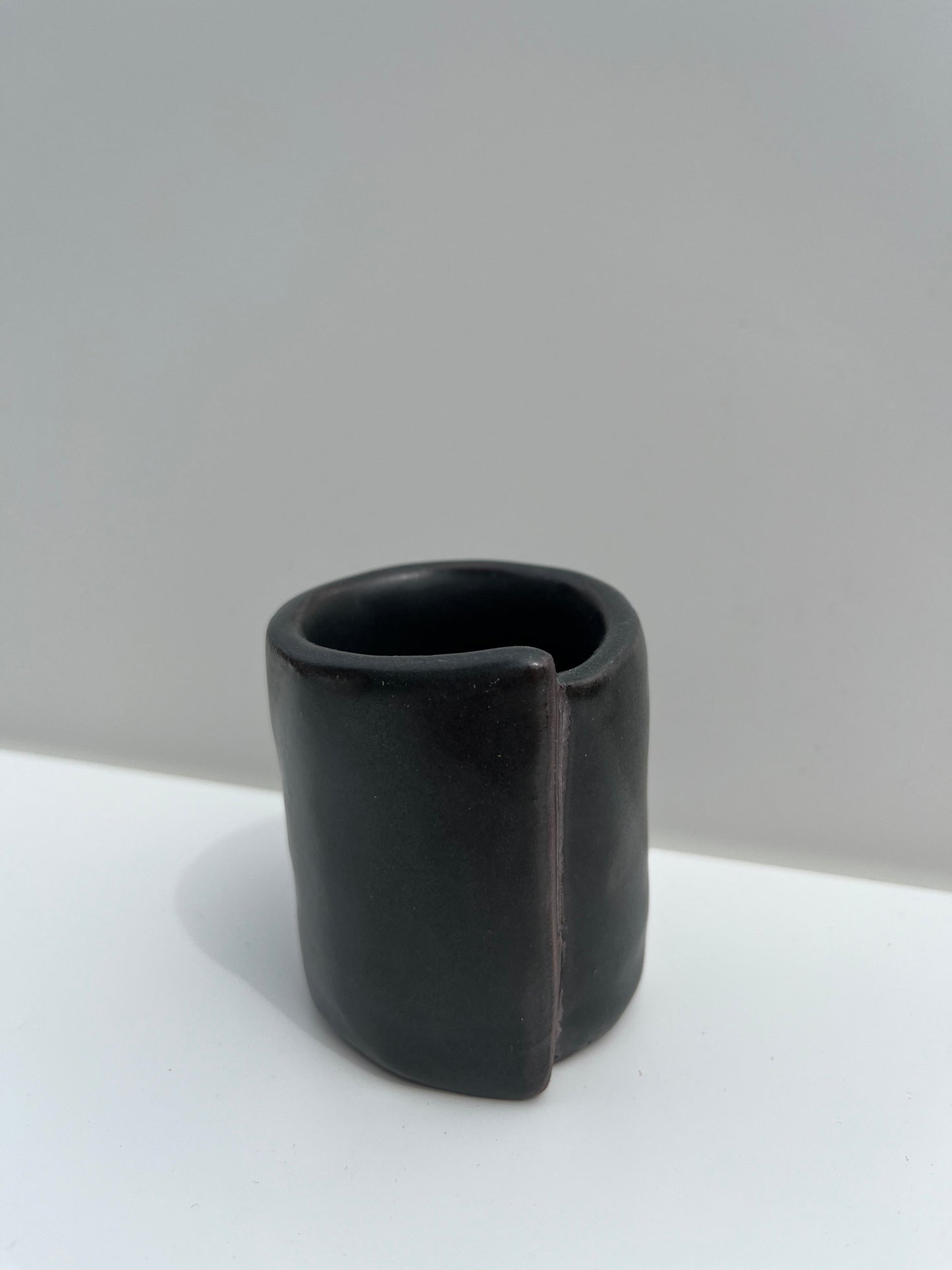 Small Black Slab Cup 2