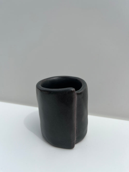 Small Black Slab Cup 2