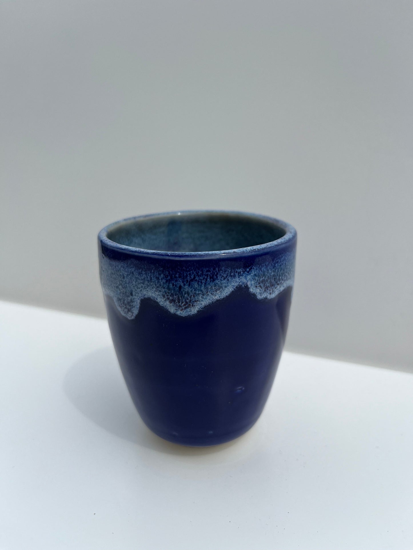 Small Drippy Blue Cup 2